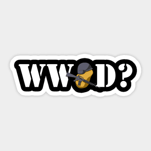 WWFTD? Sticker